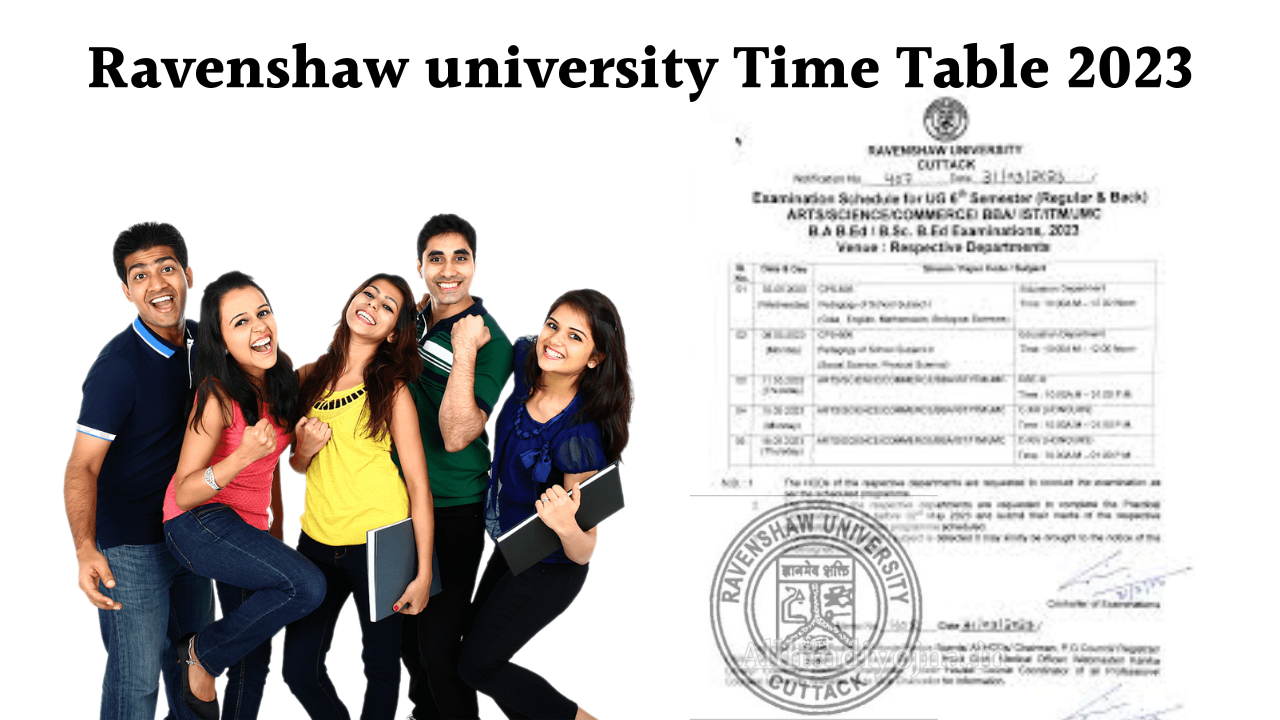 Ravenshaw university Time Table 2023